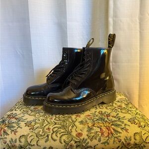Dr. Martens Black Leather Boots